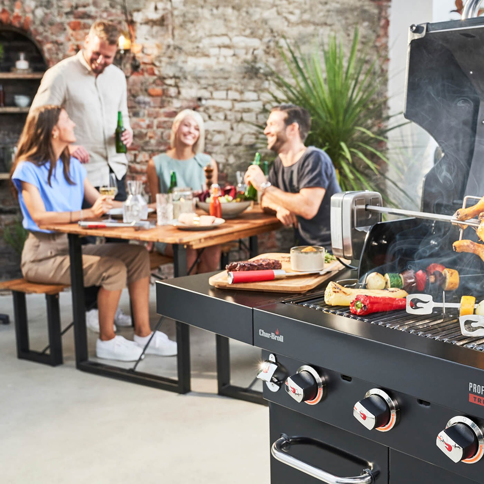 BARBECUE A GAZ SUR CHARIOT CHAR-BROIL PROFESSIONAL CORE B3 – Image 4