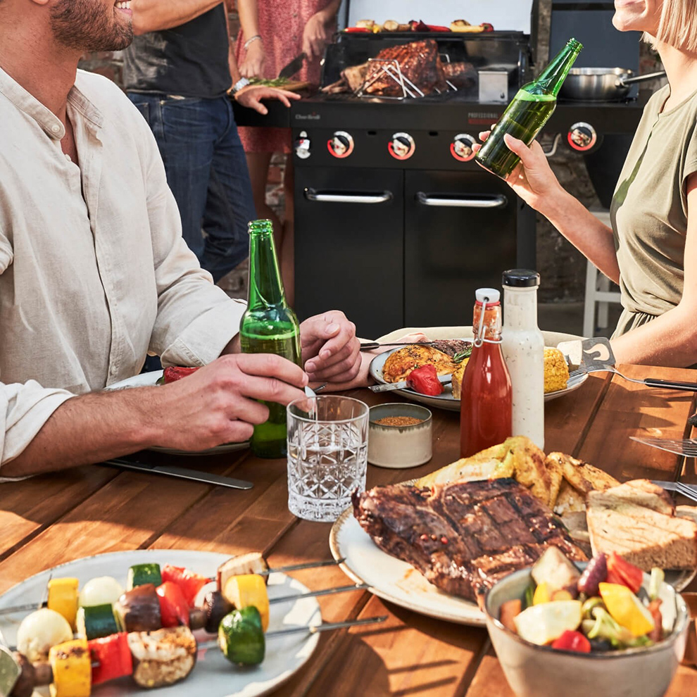 BARBECUE A GAZ SUR CHARIOT CHAR-BROIL PROFESSIONAL CORE B3 – Image 2