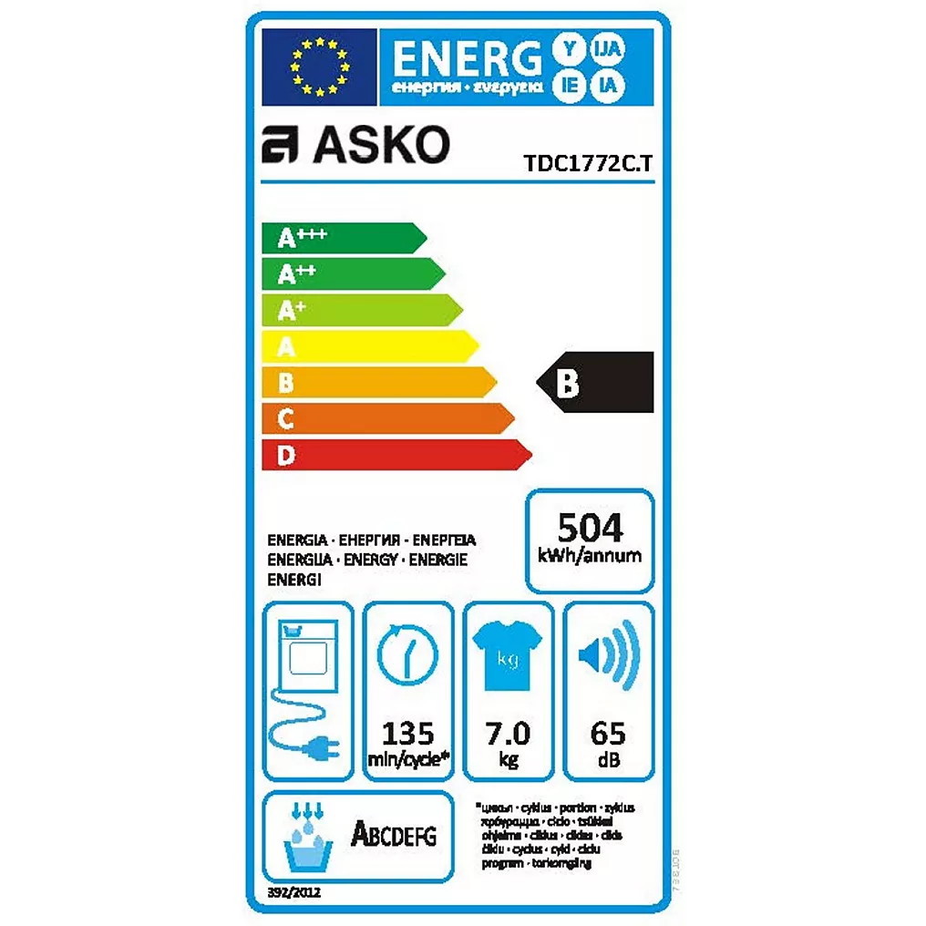 LAVE LINGE FRONTAL ASKO W4114C.W/3 – Image 2