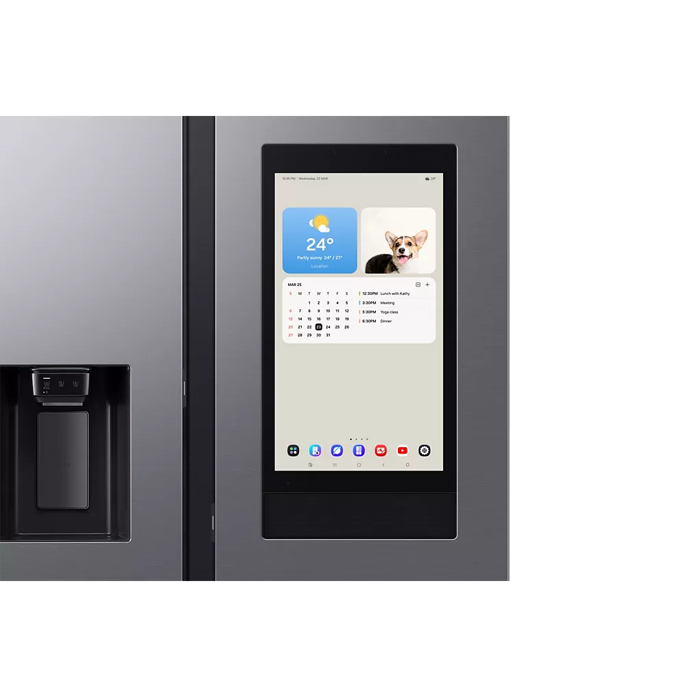 REF AMERICAIN 178,4CM AVEC ECRAN TACTILE 21,5"WIFI SAMSUNG RS90F66BET – Image 2