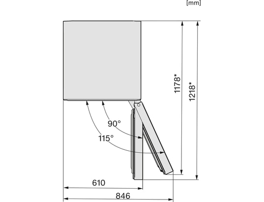 CONGELATEUR ARMOIRE 185CM MIELE FN4372EWS – Image 3